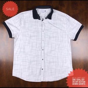 GUESS short sleeve men’s Button Down xxl